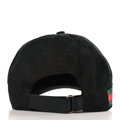 Gucci Monogram Web Baseball Hat XXL Black 5 of 8