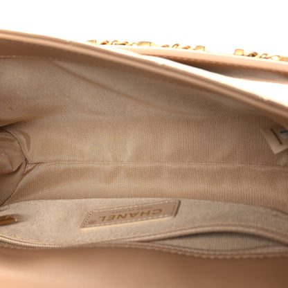 Chanel Calfskin Quilted Enchained Flap Beige 5 of 9