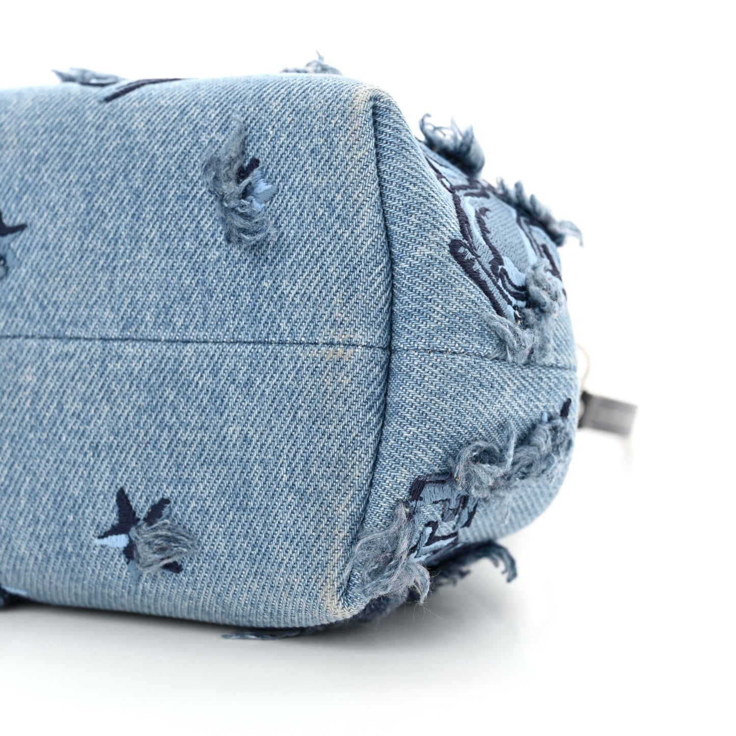Denim Embroidered Astrology Small Fendi First Chiaro