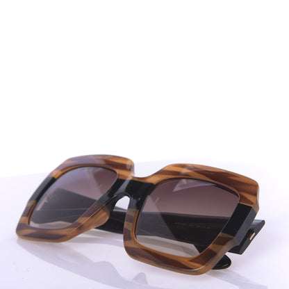 Gucci Square Frame GG0178S Sunglasses Havana 8 of 9