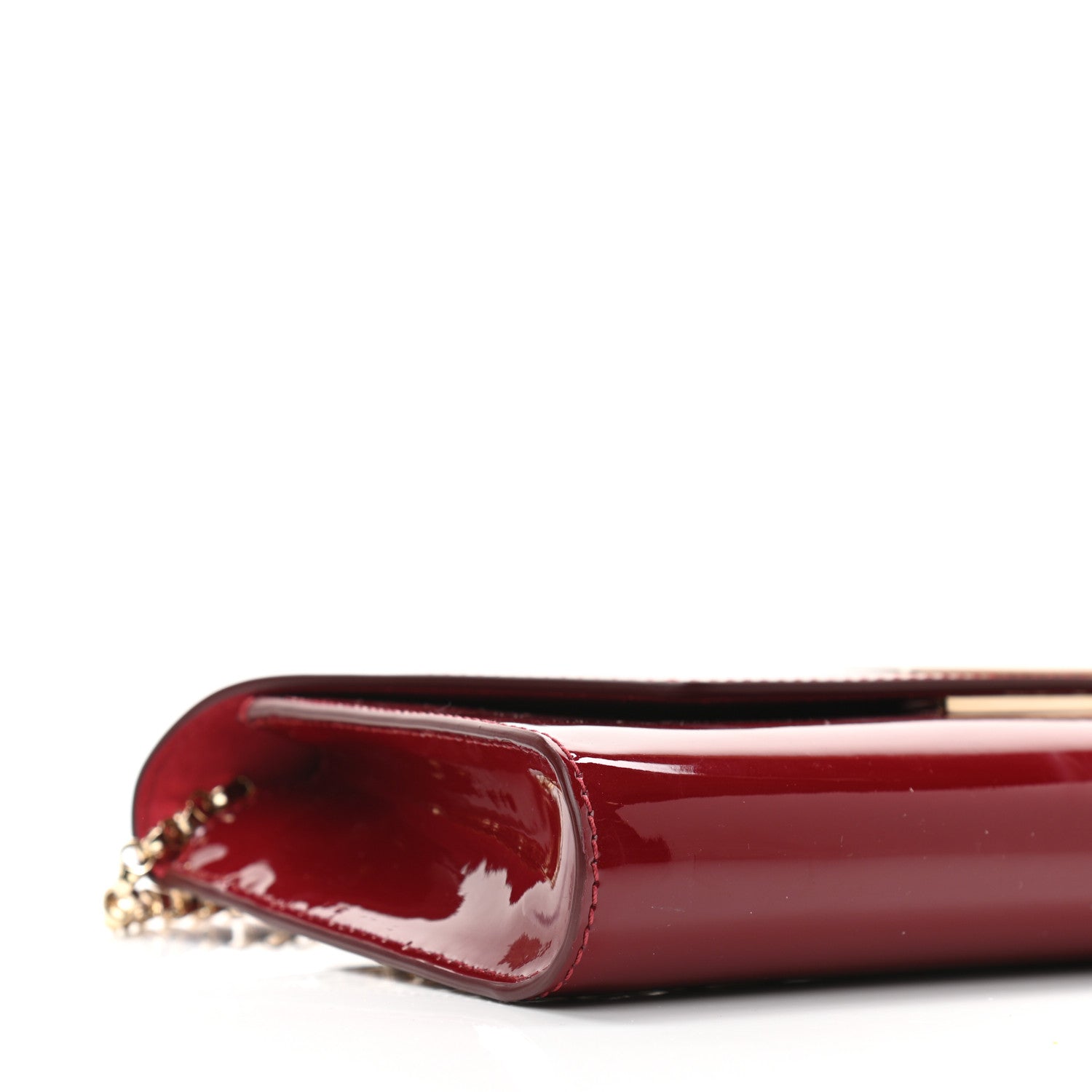 Christian Louboutin Patent Vero Dodat Clutch Carmin 7 of 10