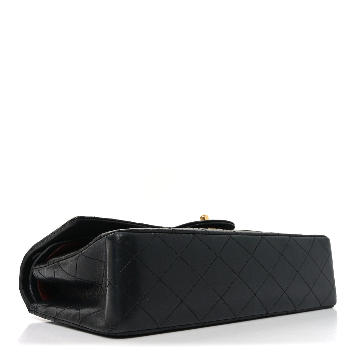 Chanel Lambskin Quilted Medium Double Flap Black 4 of 10