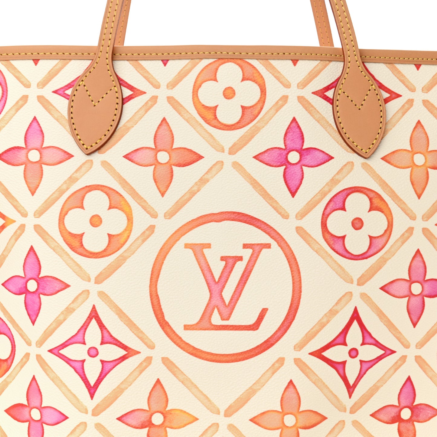 Monogram Giant By The Pool 2.0 Neverfull MM Coral