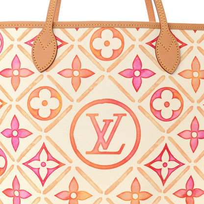 Louis Vuitton Monogram Giant By The Pool 2.0 Neverfull MM Coral 8 of 10