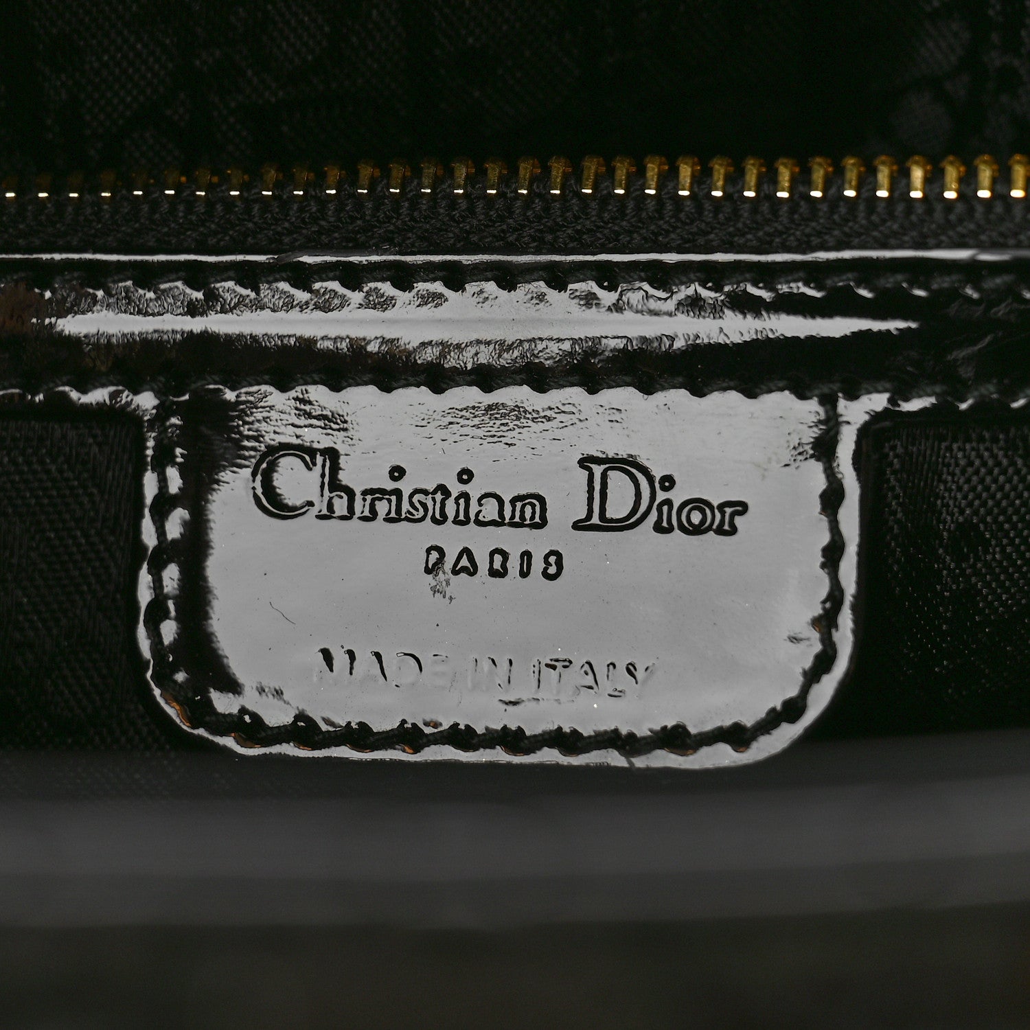 Christian Dior Patent Cannage Large Lady Dior Black 6 of 8