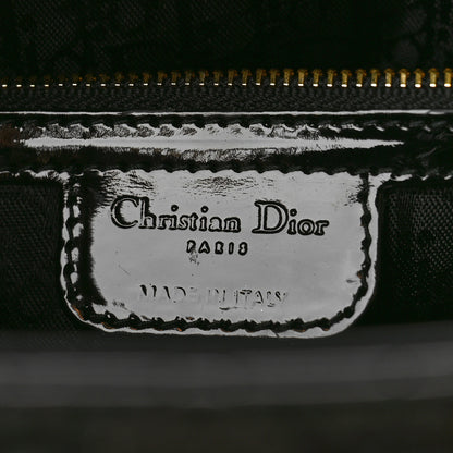 Christian Dior Patent Cannage Large Lady Dior Black 6 of 8