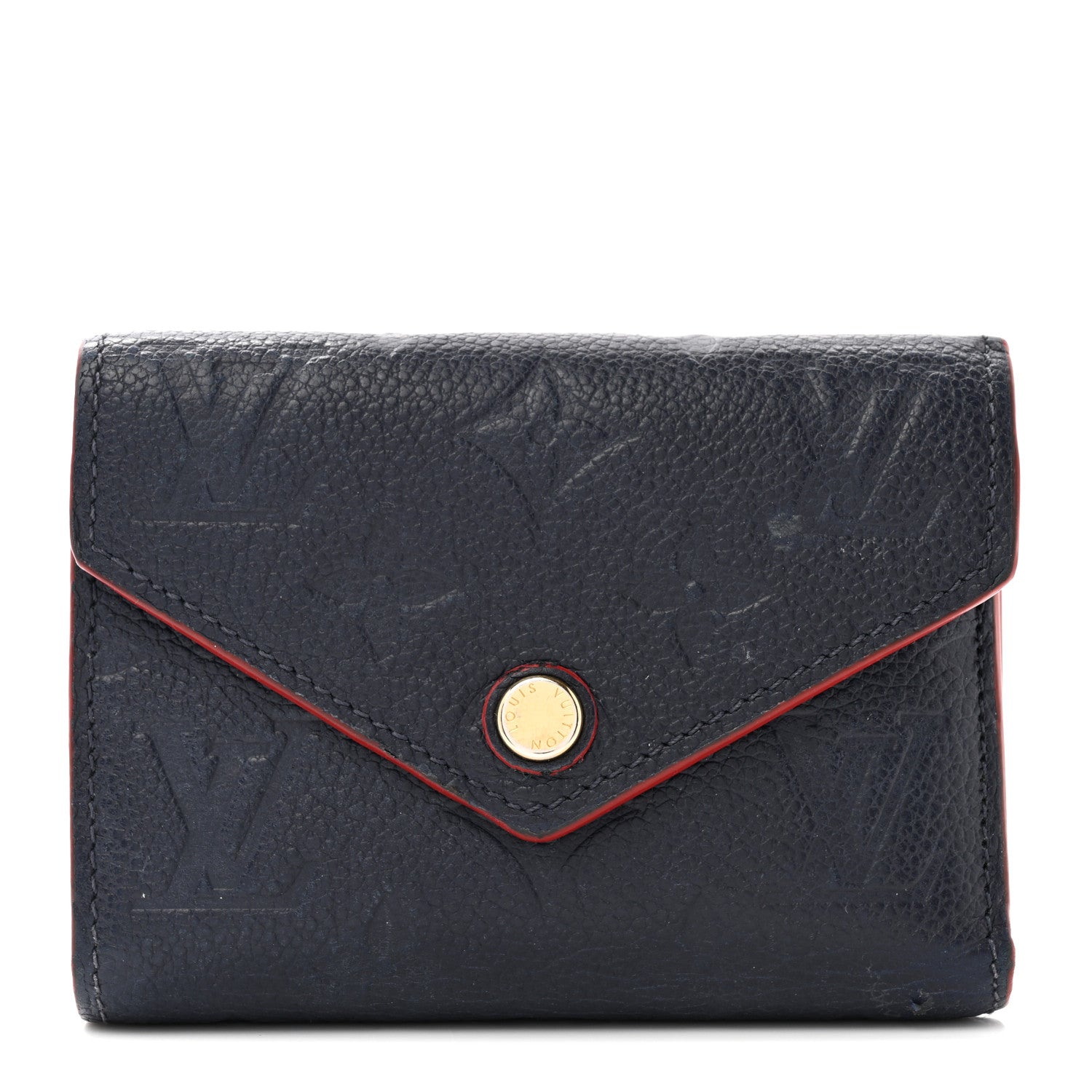 Louis Vuitton Empreinte Victorine Wallet Marine Rouge 1 of 10