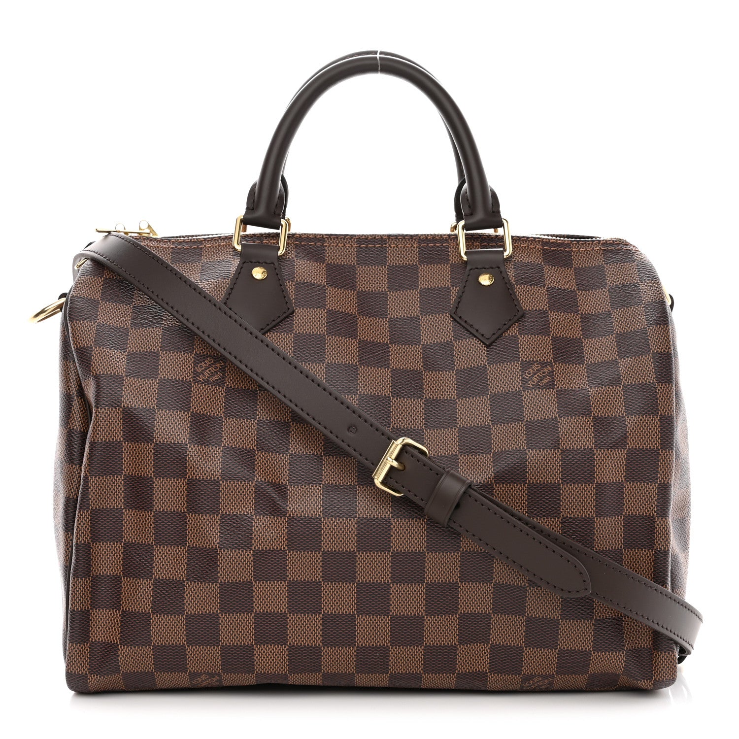 Louis Vuitton Damier Ebene Speedy Bandouliere 30 1 of 10