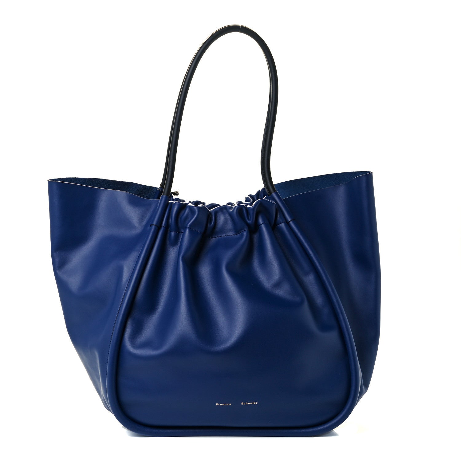Proenza Schouler Calfskin XL Ruched Tote New Blue 3 of 12