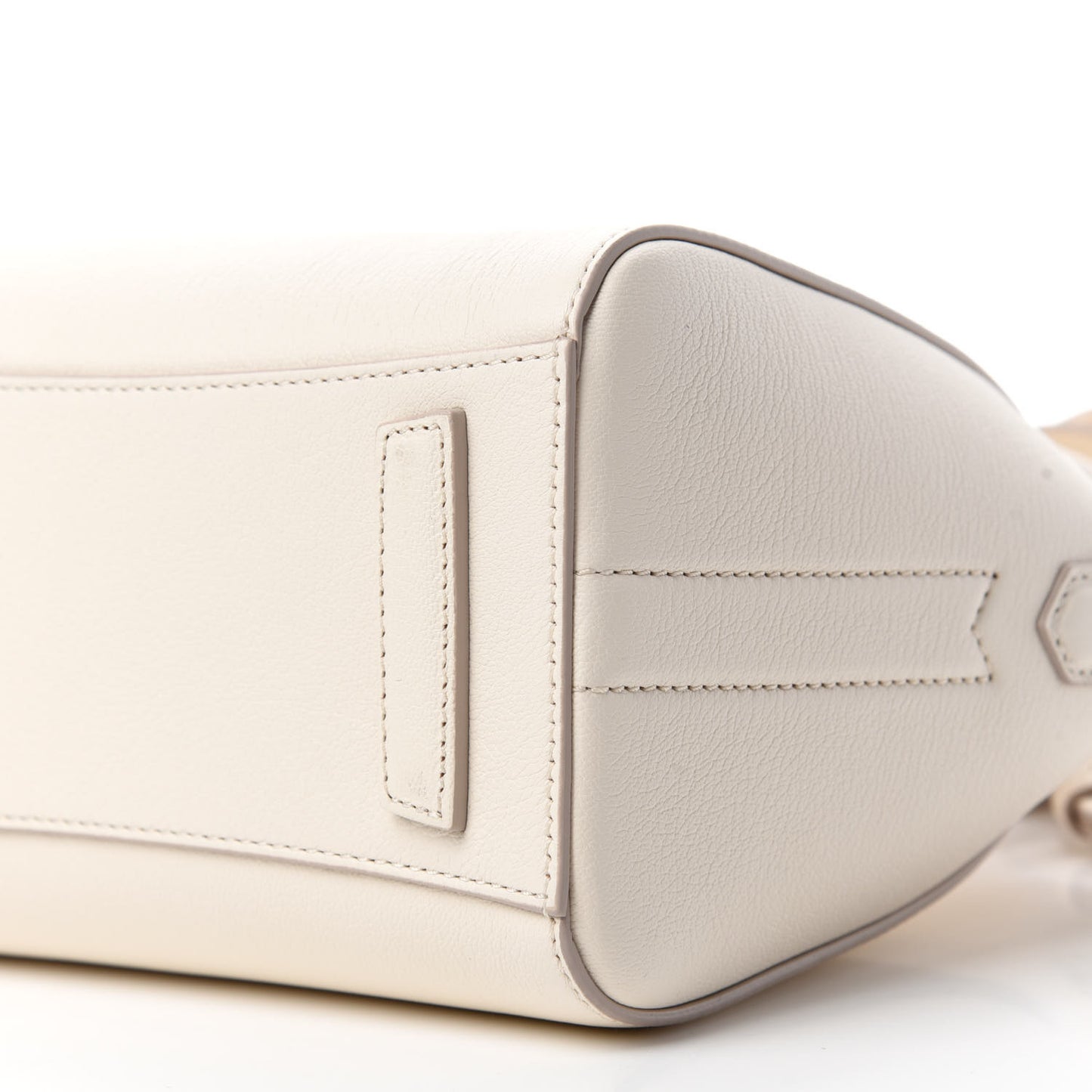 Sugar Goatskin Mini Antigona Off White