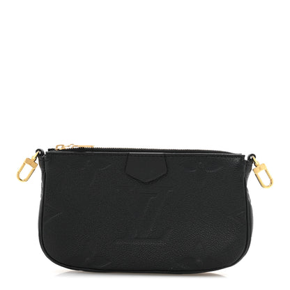 Louis Vuitton Empreinte Monogram Giant Multi Pochette Accessories Mini Pochette Black 1 of 7