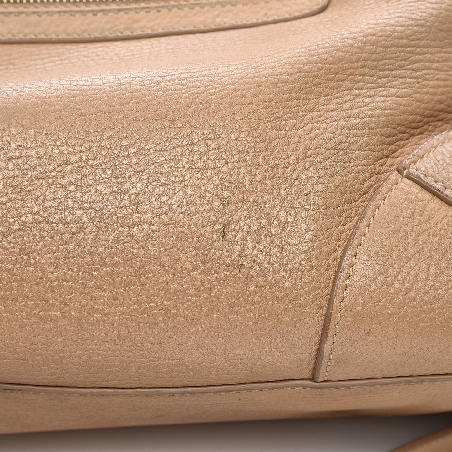 Cervo Deerskin Shoulder Bag Sabbia