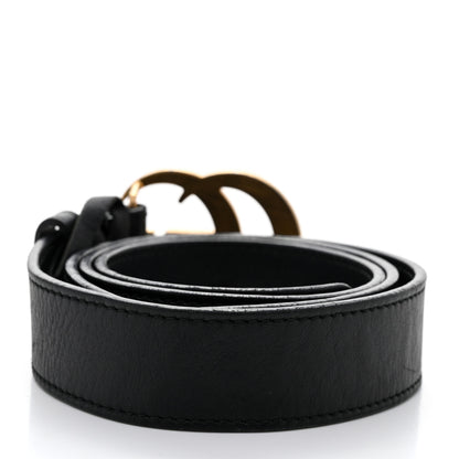 Gucci Calfskin Double G 30mm Belt 85 34 Black 2 of 7