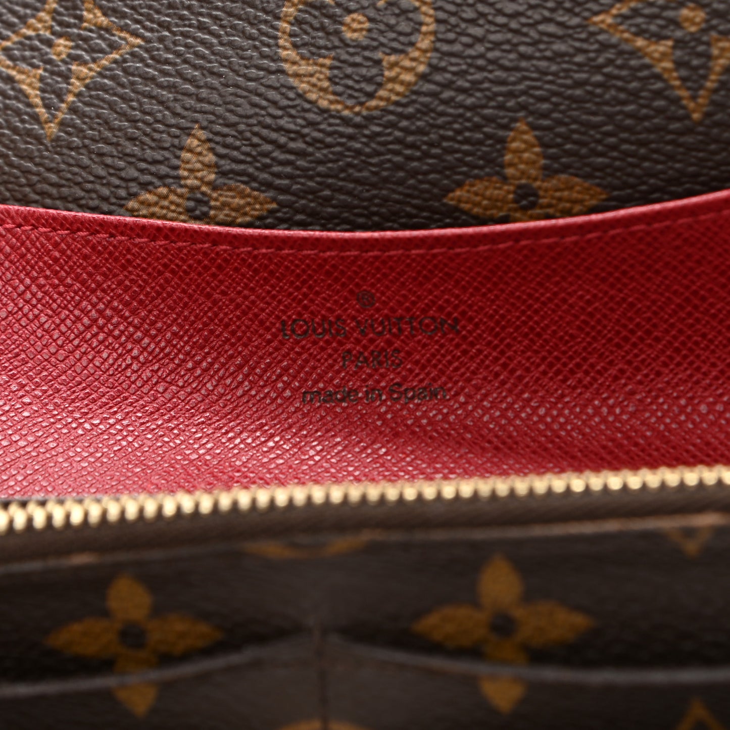 Monogram Emilie Wallet Fuchsia