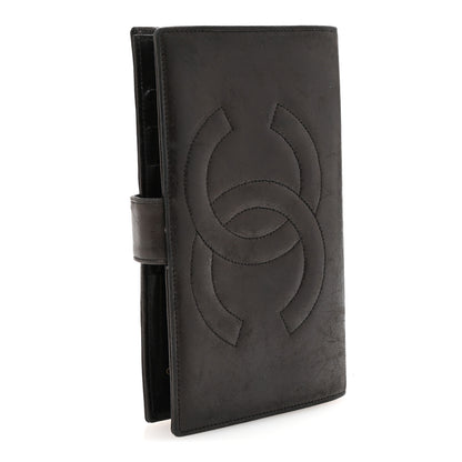 Chanel Lambskin Timeless CC French Wallet Dark Brown 3 of 7