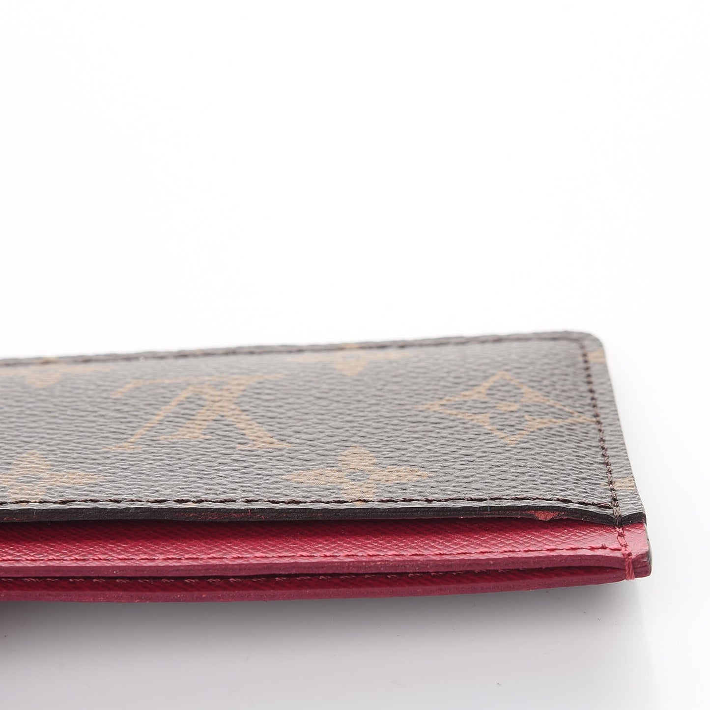 Monogram Card Holder Fuchsia