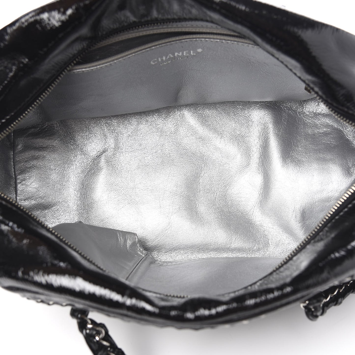 Patent Medium Luxe Ligne Bowler Black