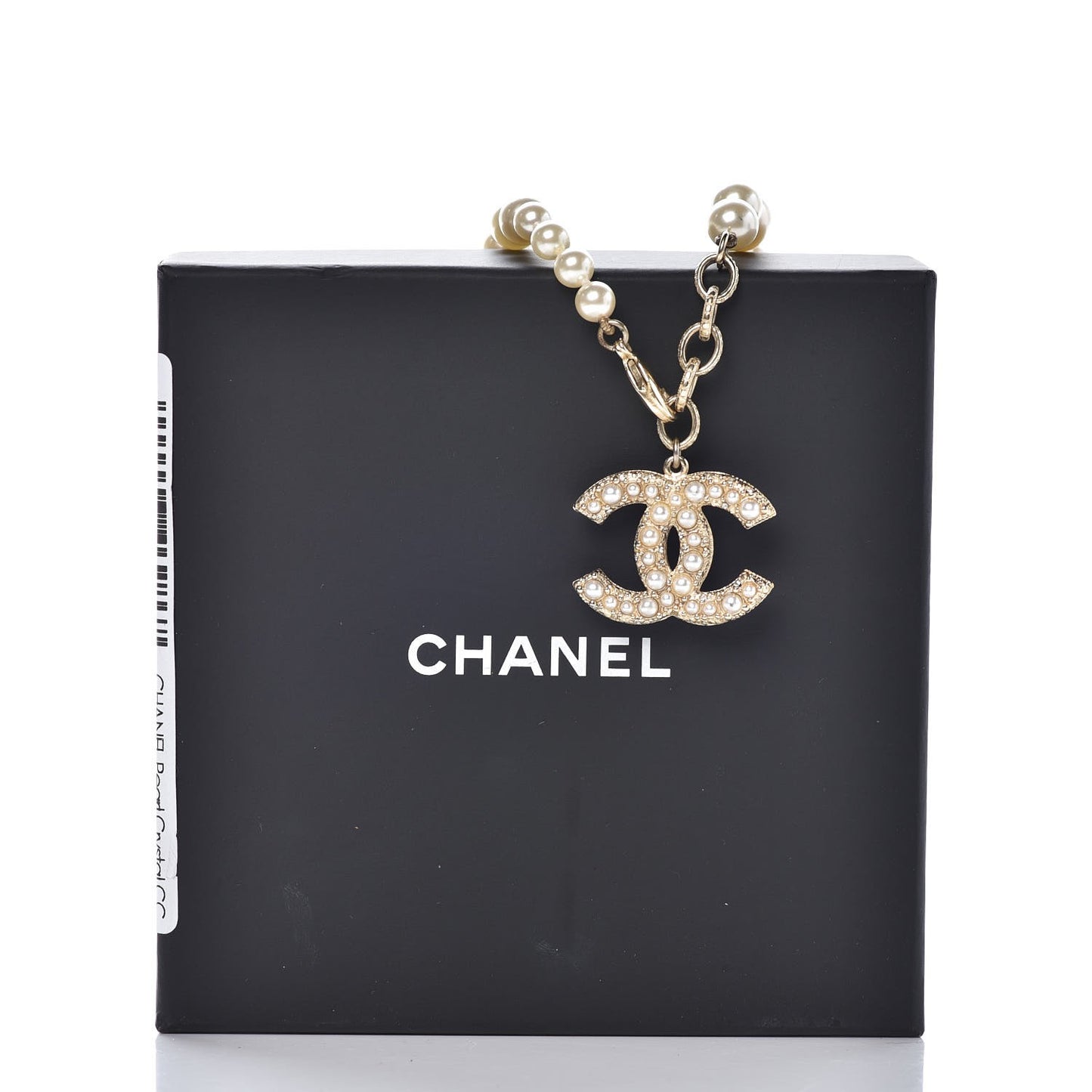 Pearl Crystal CC Bracelet Gold