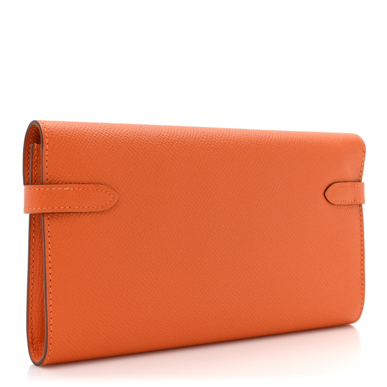 Hermes Epsom Kelly Longue Wallet Orange 3 of 14