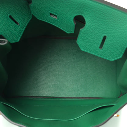 Hermes Togo Birkin 35 Vert Vertigo 4 of 9