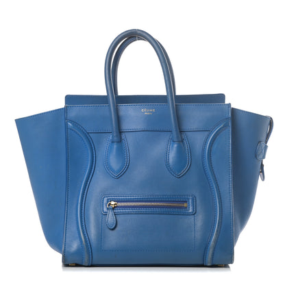Celine Smooth Calfskin Mini Luggage Royal Blue 1 of 26