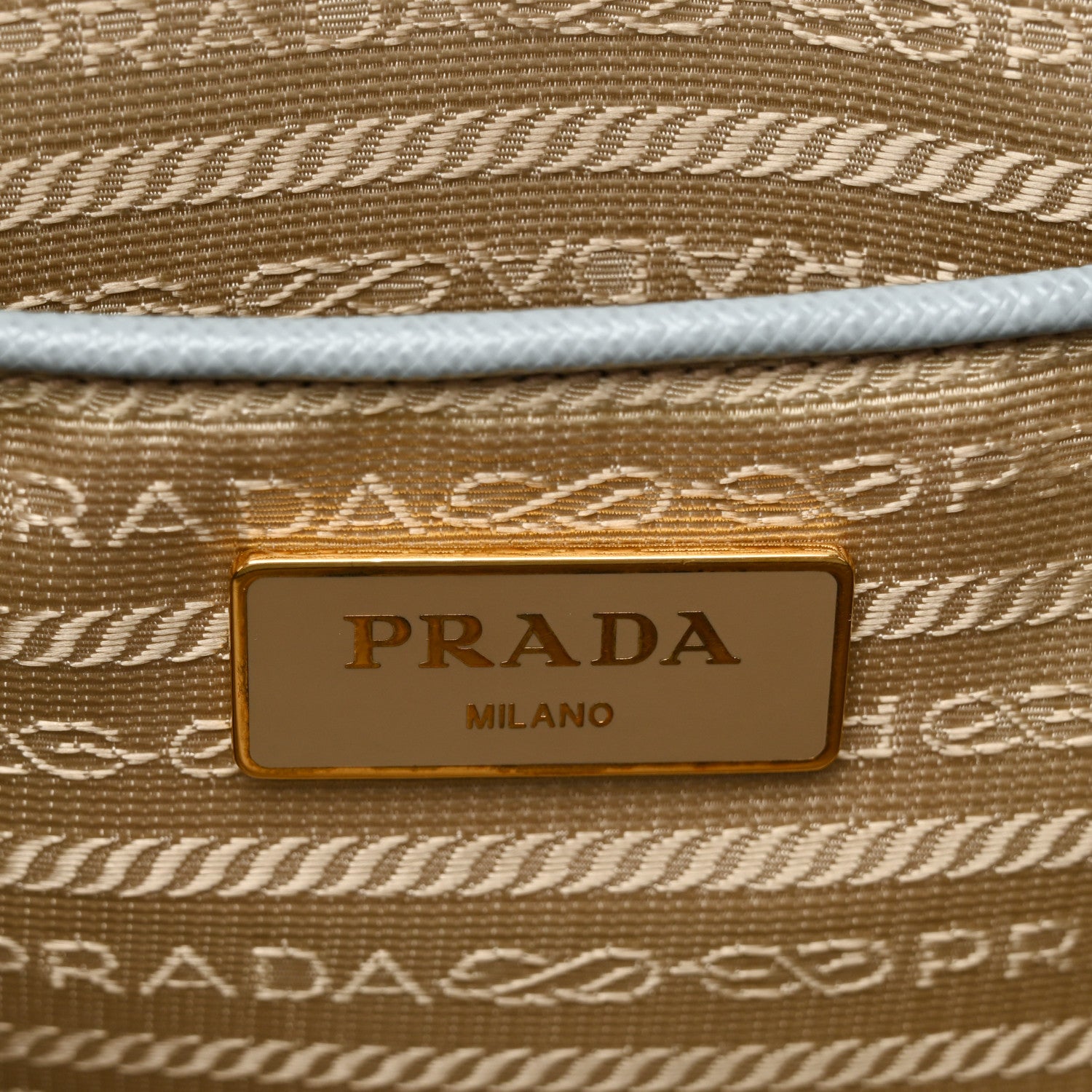 Prada Saffiano Lux Large Promenade Tote Lago 6 of 16