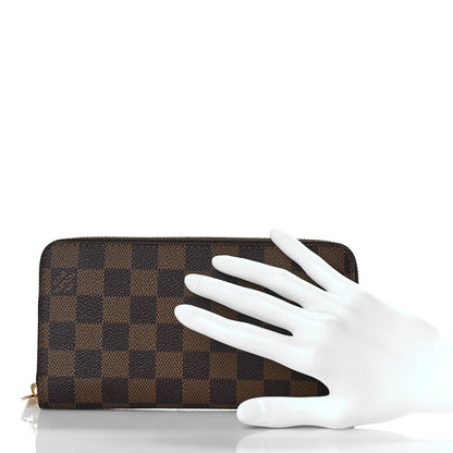 Louis Vuitton Damier Ebene Zippy Wallet 2 of 9