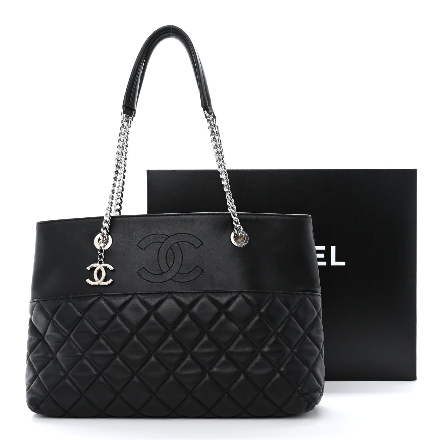 Chanel Lambskin Quilted Medium Urban Delight Tote Black 11 of 11