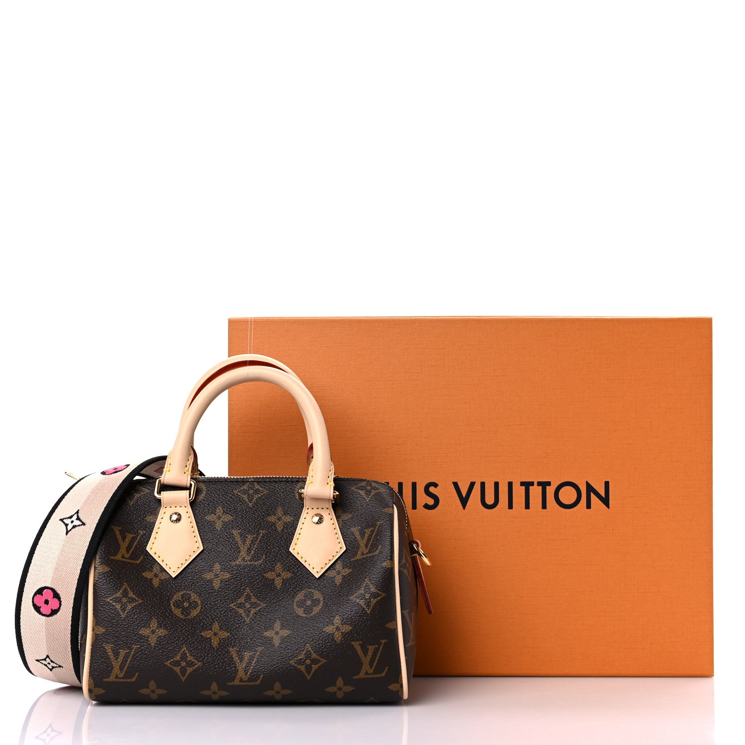 Louis Vuitton Monogram Speedy Bandouliere 20 Black 9 of 9