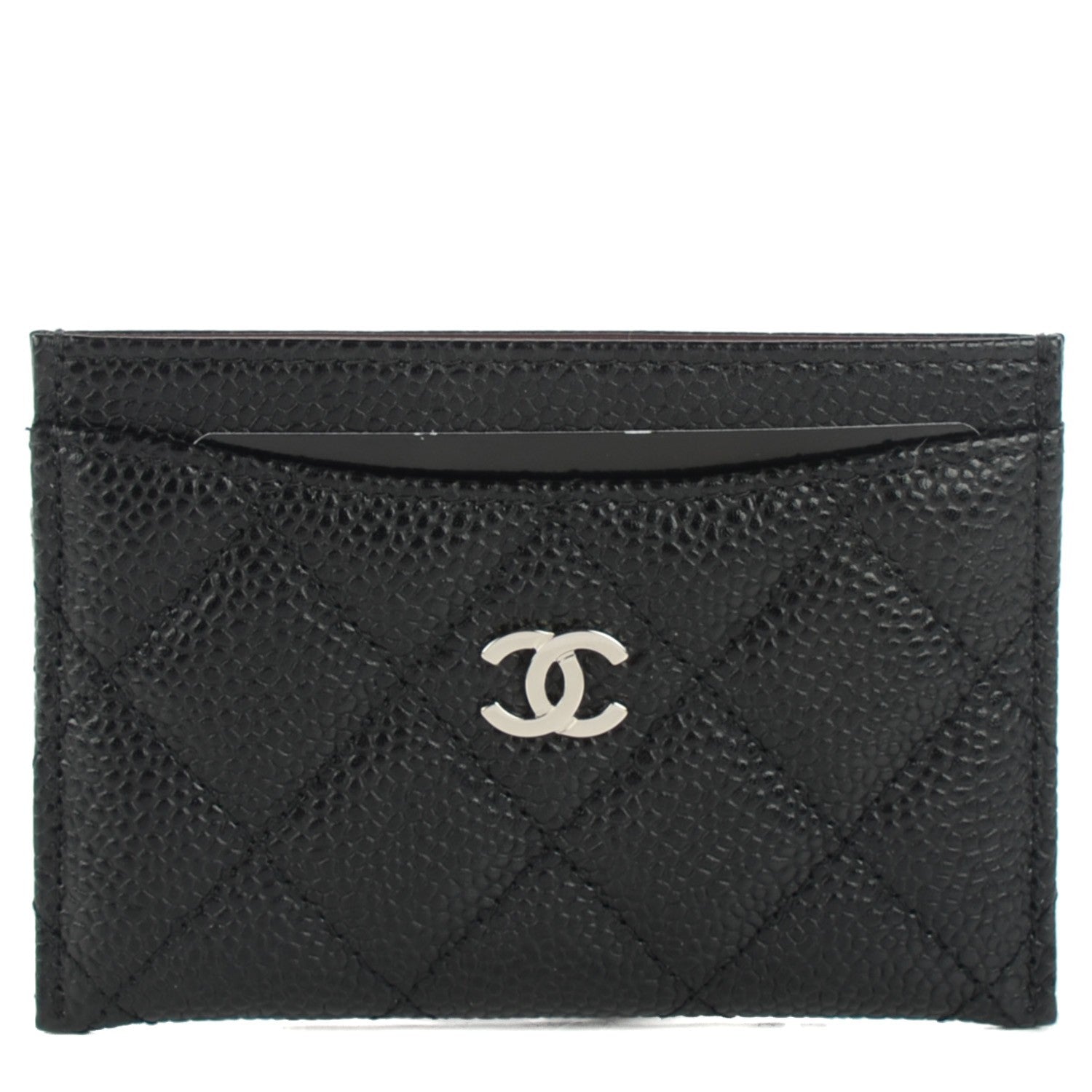 Chanel Caviar Quilted Card Holder Black 1 of 8