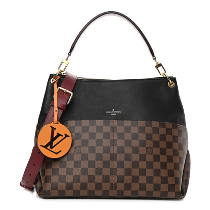 Louis Vuitton Damier Ebene Calfskin Maida Black 1 of 9