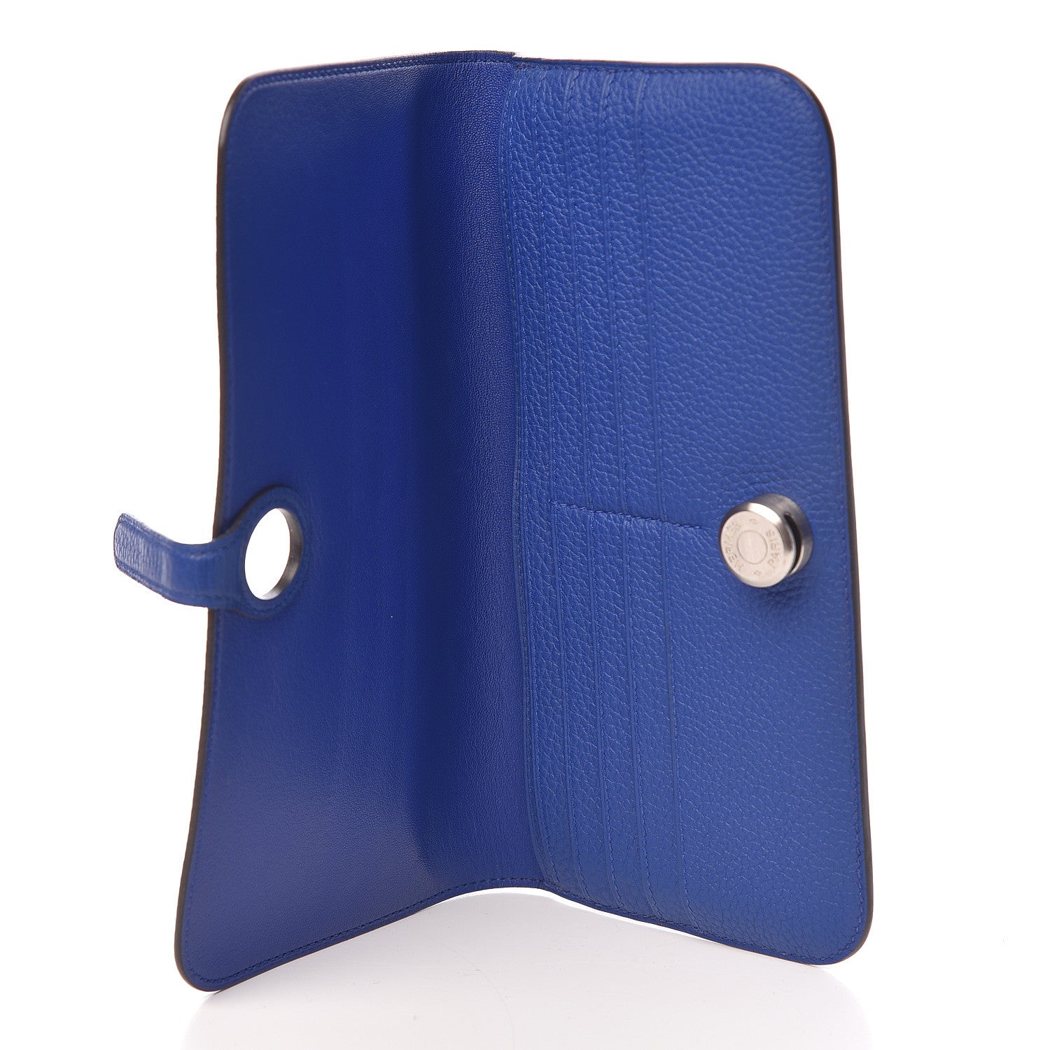 Hermes Togo Dogon Recto Verso Wallet Bleu Electrique 5 of 8