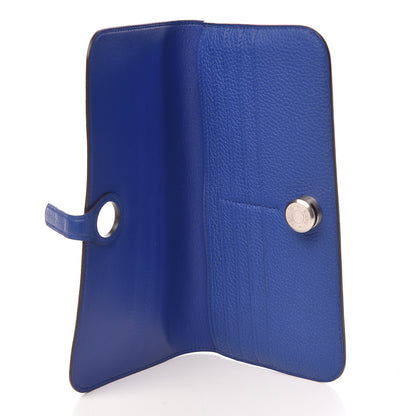 Hermes Togo Dogon Recto Verso Wallet Bleu Electrique 5 of 8