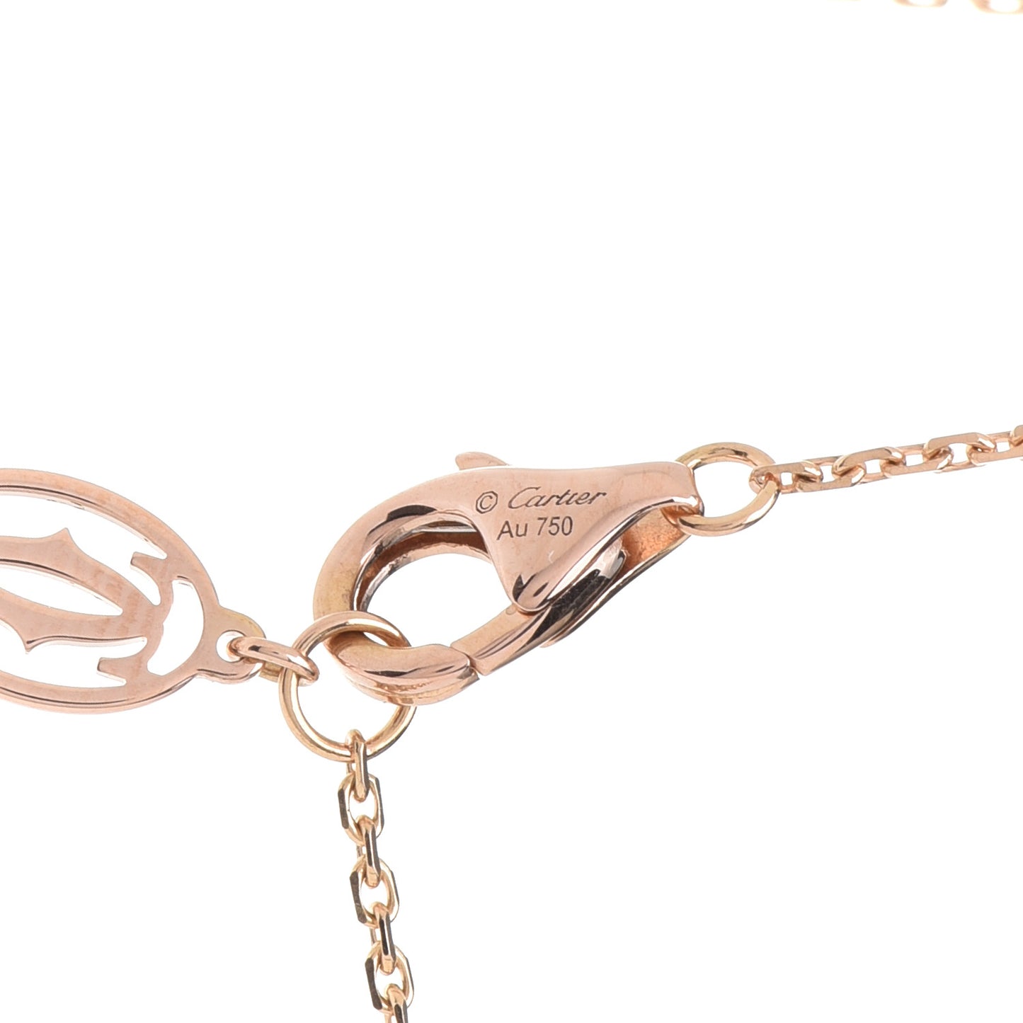 18K Pink Gold Diamond XS D'Amour Pendant Necklace