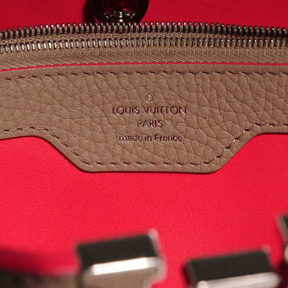 Louis Vuitton Taurillon Capucines MM Galet Litchi 6 of 8