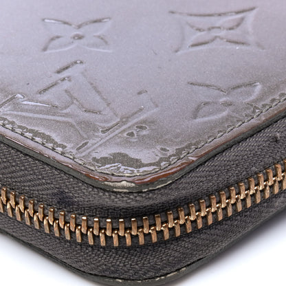 Louis Vuitton Vernis Zippy Wallet Gris Art Deco 8 of 8