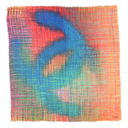 Chanel Cashmere CC Scarf Shawl Multicolor 1 of 3