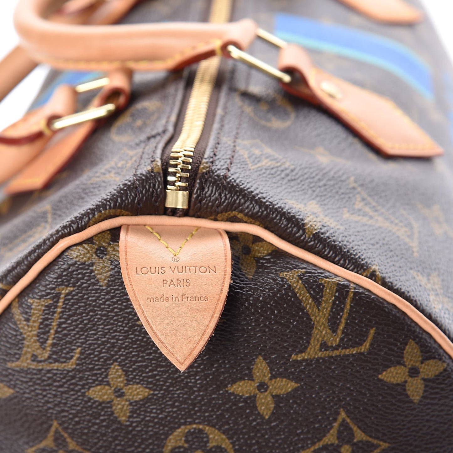 Monogram My LV Heritage Speedy 30 Blue De France Vert Clair