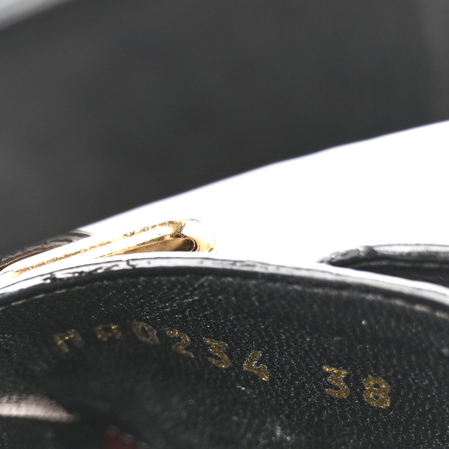 Lambskin Embossed Monogram Bom Dia Flat Mule Sandals 38 Black