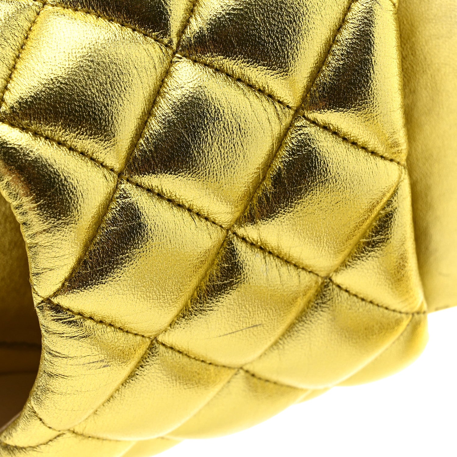 Bottega Veneta Metallic Nappa Reflection Matelasse Padded Kitten Heel Mule Sandals 39 Gold 11 of 13