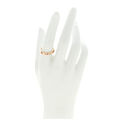 Tiffany 18K Rose Gold Ruby Atlas Pierced Ring 58 8.25 2 of 4