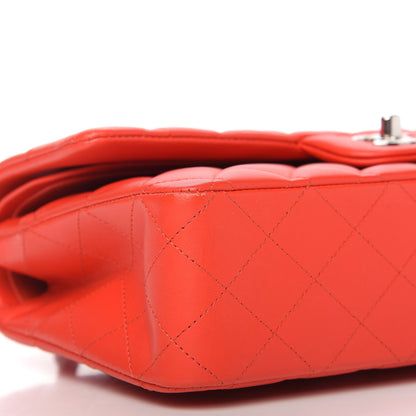 Chanel Lambskin Quilted Medium Double Flap Red 6 of 11