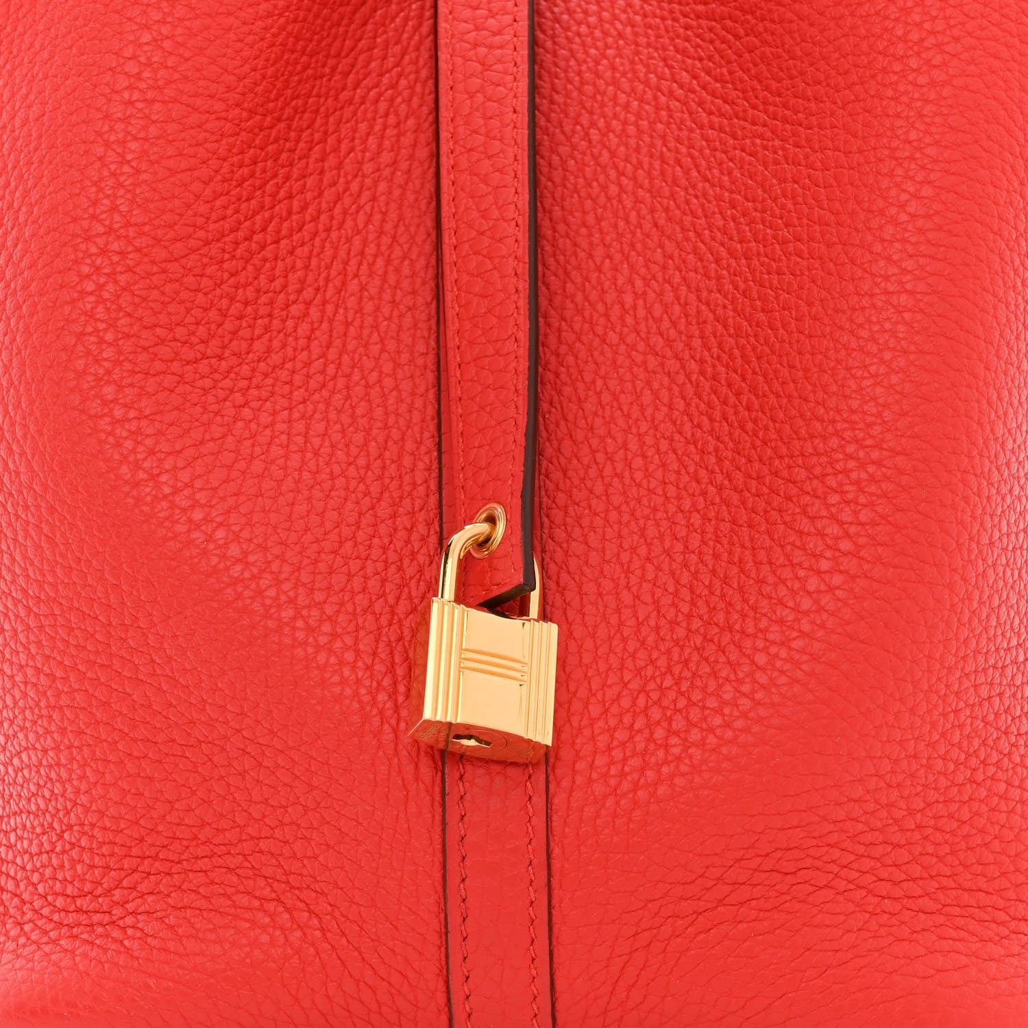Hermes Taurillon Clemence Picotin Lock 22 MM Rouge de Coeur 10 of 13