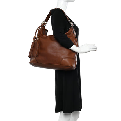 Gucci Calfskin Eva Hobo Brown 2 of 14