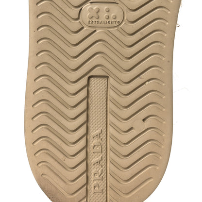 Prada Vitello Soft Espadrilles Platform Sandals 39.5 Cognac 8 of 12