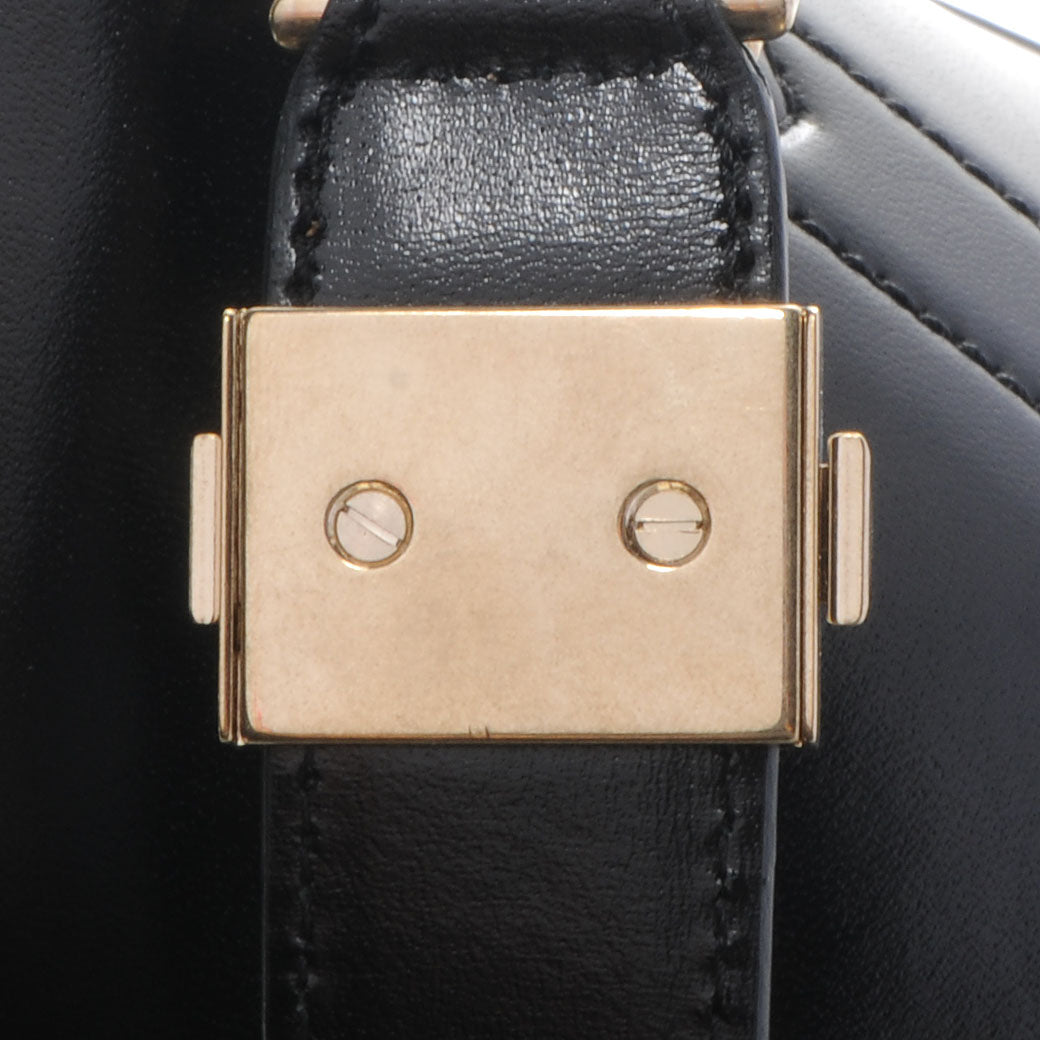 Shiny Lord Calfskin Medium Antigona Black