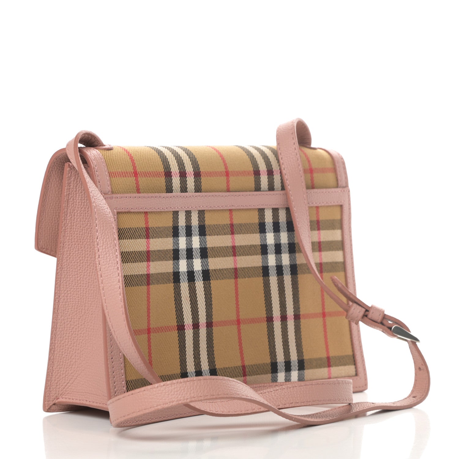 Burberry Vintage Check Small Macken Bag Ash Rose 3 of 12