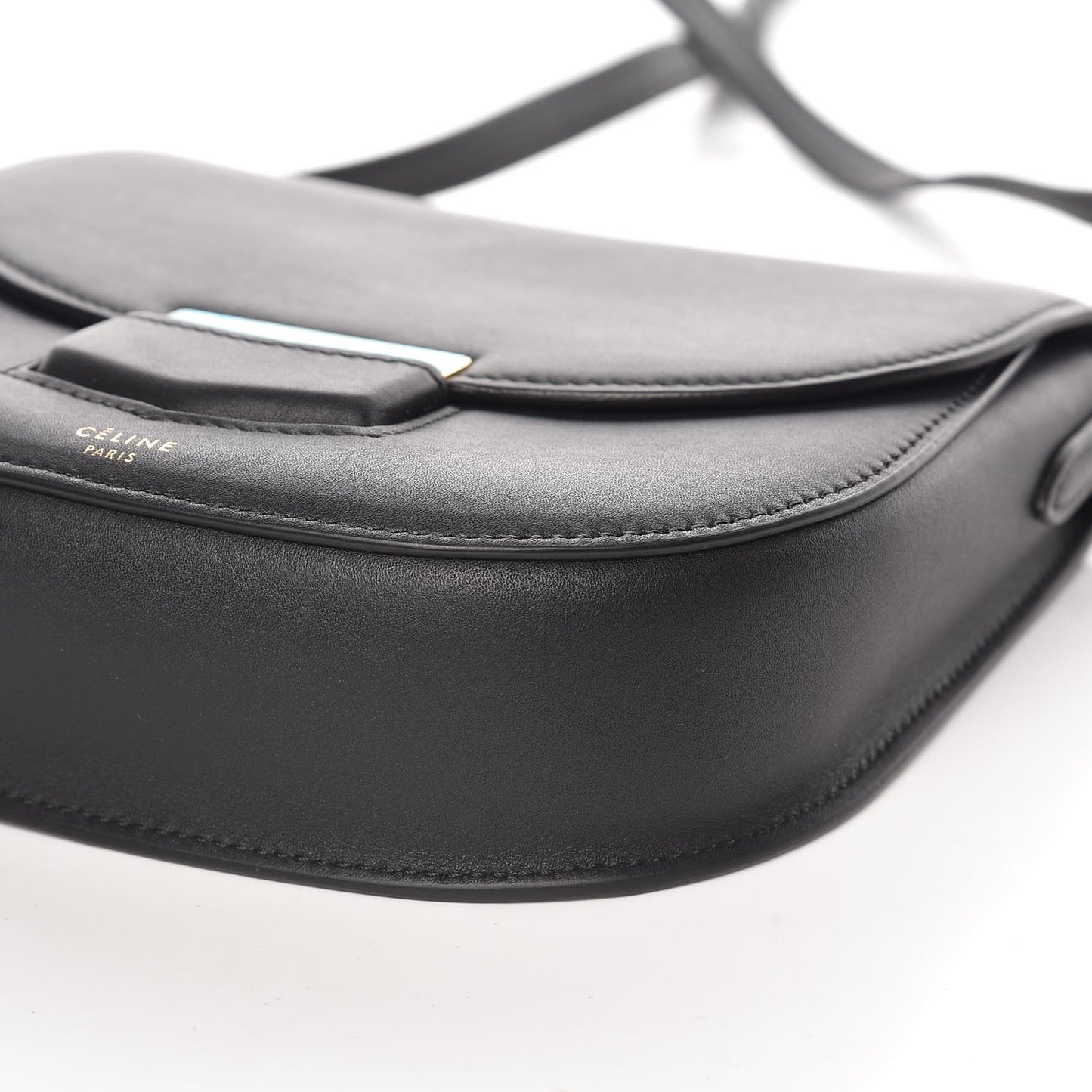 Smooth Calfskin Small Trotteur Black