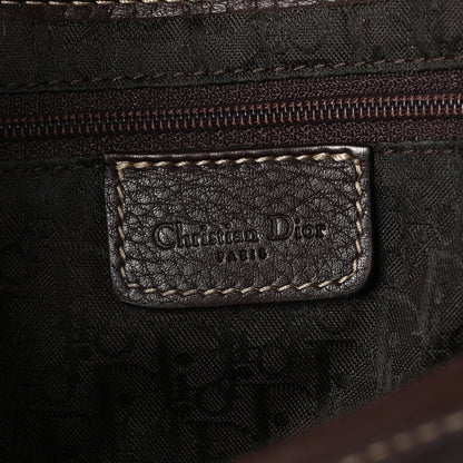 Christian Dior Calfskin Saddle Bag Brown 6 of 12