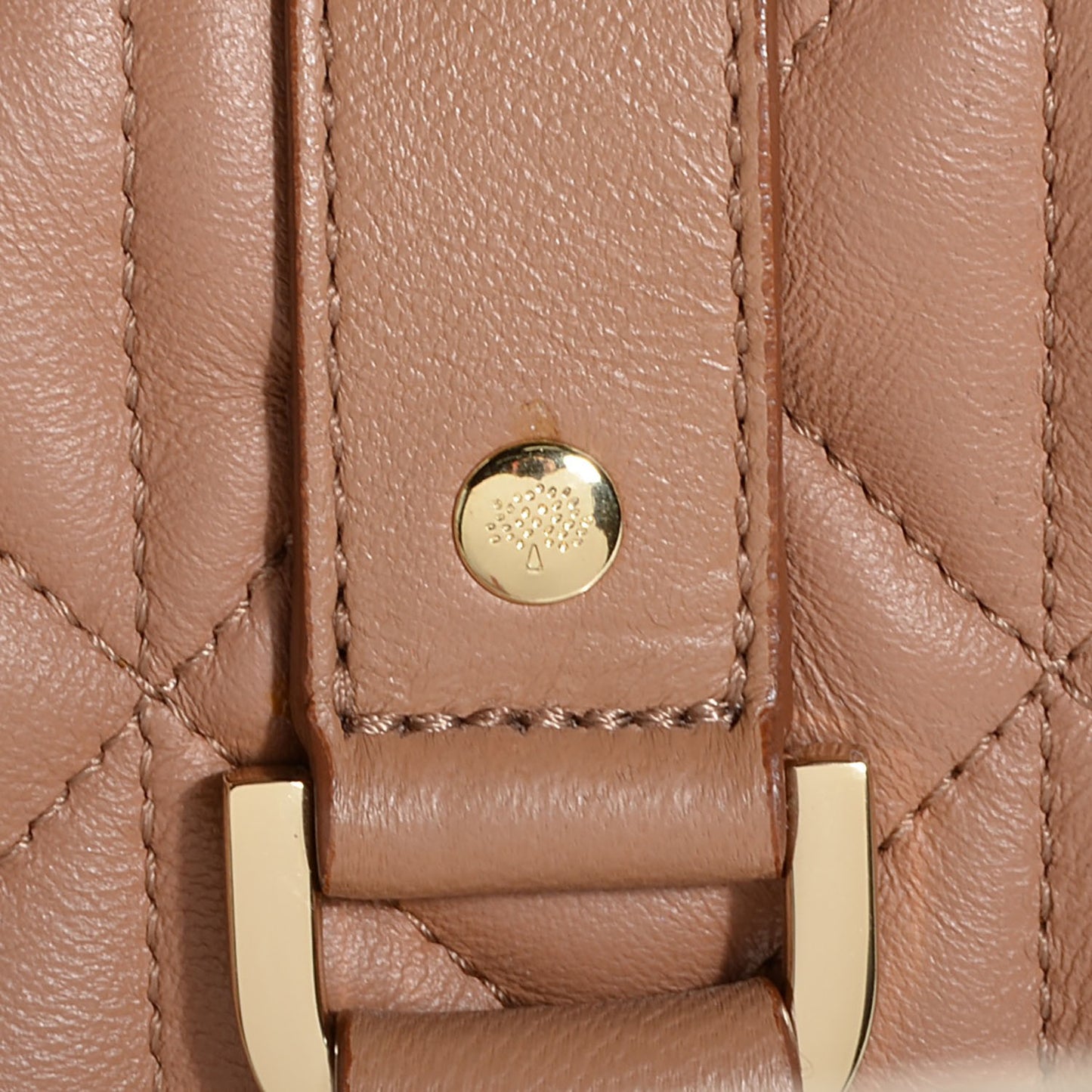 Nappa Quilted Medium Alexa Deer Brown